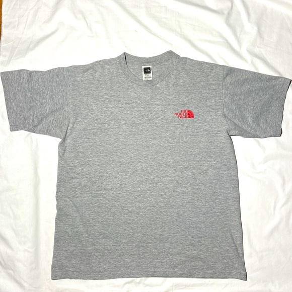 The North Face Other - The North Face Gray With Red Logo Shirt. Large.